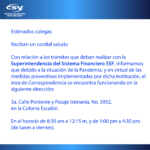 Trámites en la Superintendencia del Sistema Financiero SSF