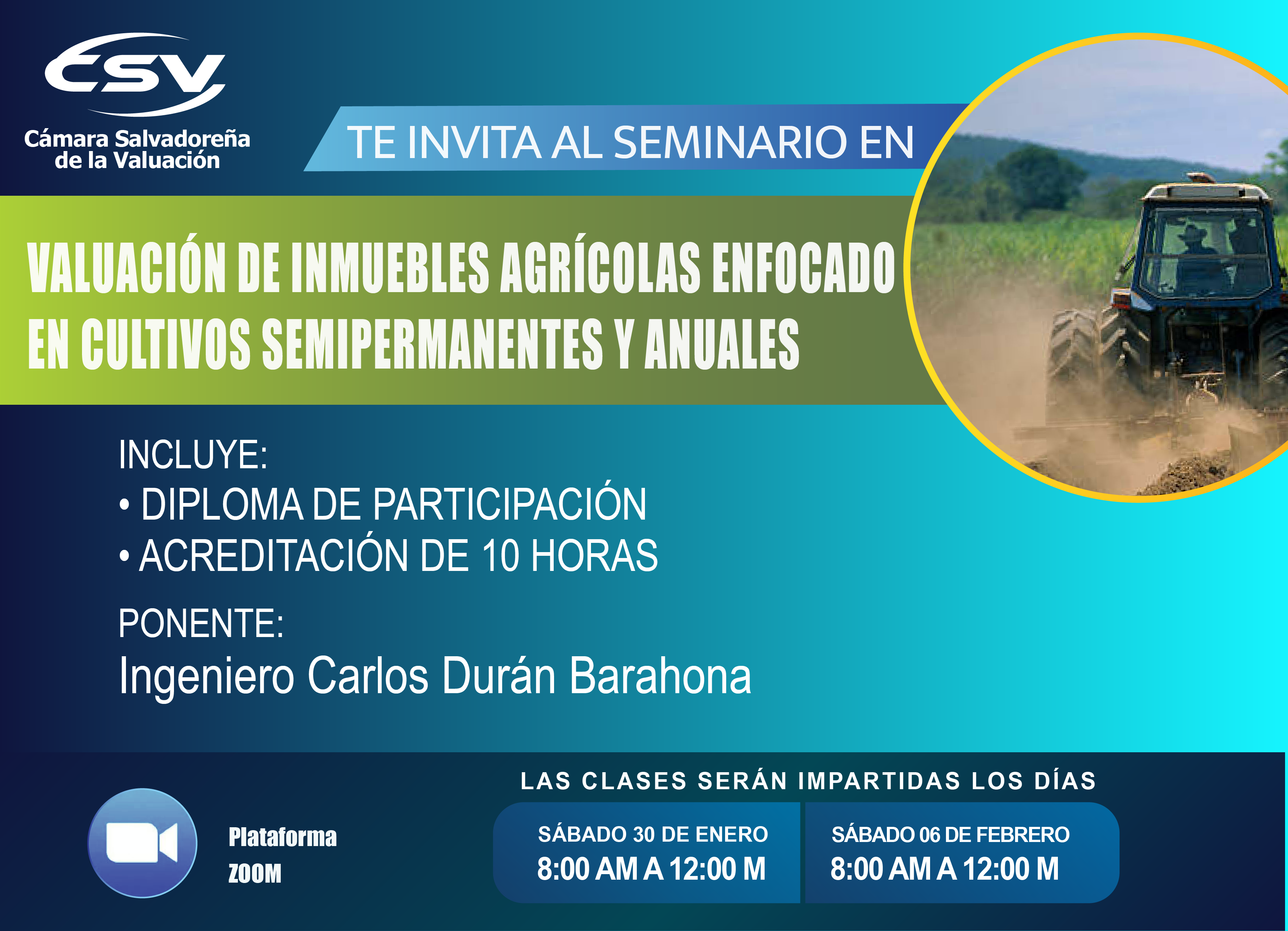 VALUACIÓN DE INMUEBLES AGRÍCOLAS ENFOCADO EN CULTIVOS SEMIPERMANENTES Y ANUALES